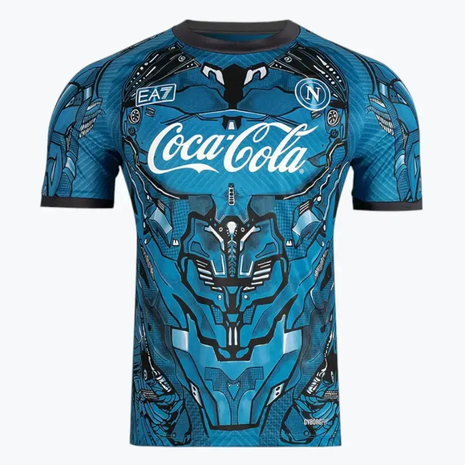 SSC NAPOLI MAGLIA ALLENAMENTO AZZURRA 2025/2026