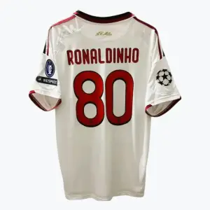 RONALDINHO 2009/10 AWAY (AC MILAN) CHAMPIONS L.