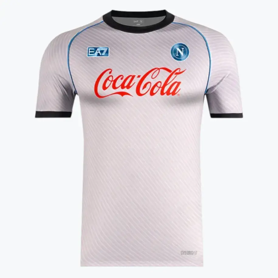 SSC NAPOLI 2025/2026 PREMATCH WHITE/SILVER
